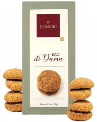 DOMORI SCATOLA BISCOTTI GR.90 BACI DI DAMA